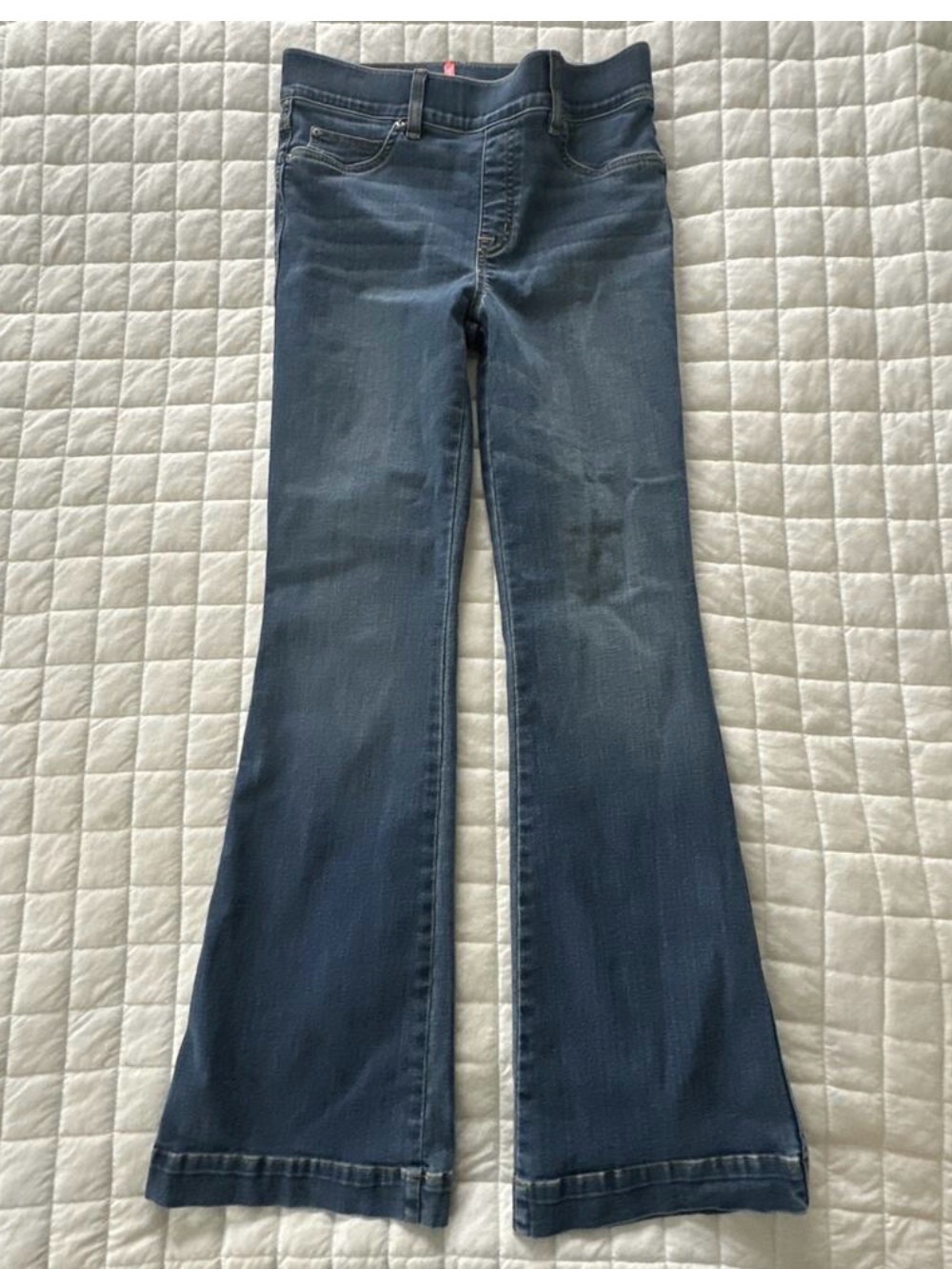 SPANX Dark Blue Flare Jeans